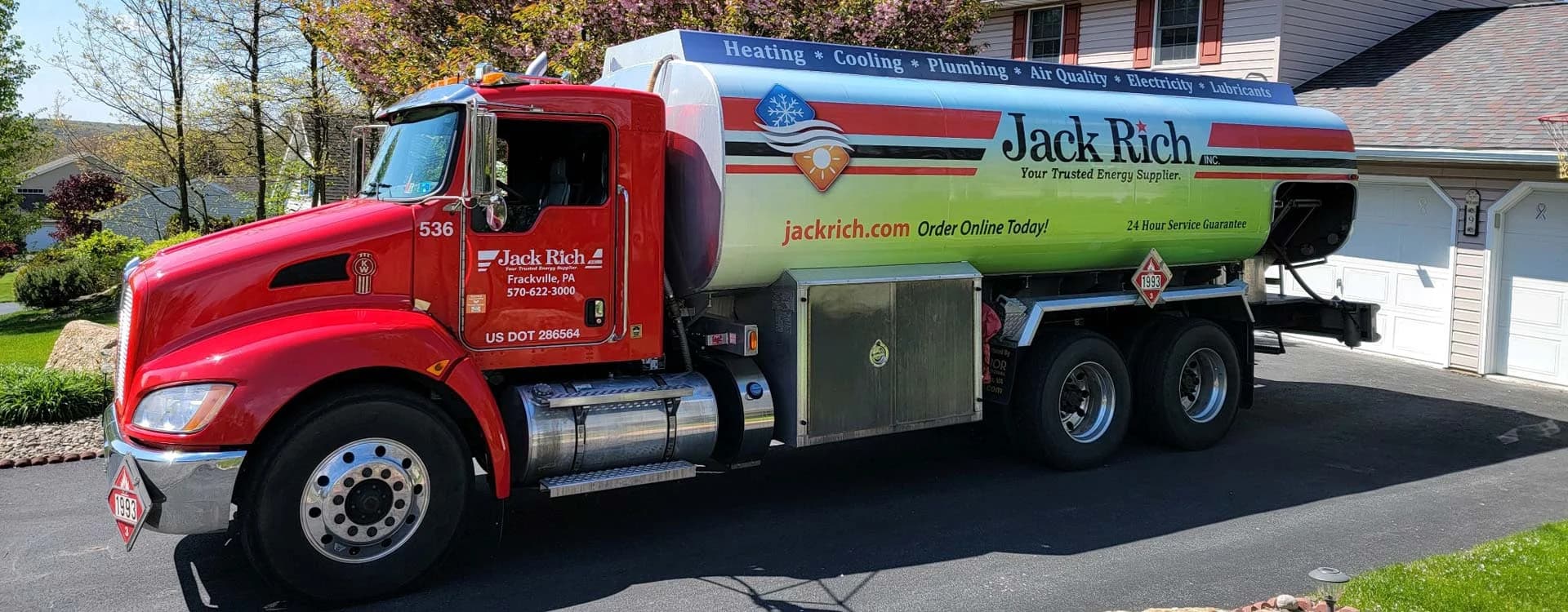 The Jack Rich Company Provides Schuylkill County's "Best Value" Fuel Oil Delivery and Air & Heating Repair Services